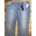 Diane Gilman  Women's Forever Lux Denim Jeans Slim Boot Plus Size 26W Slimming Photo 3