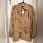 Ralph Lauren  women’s  Surrey Tan Coat trench size 16 Photo 1