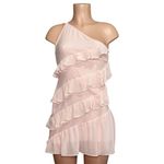Lovers + Friends  Dawn One Shoulder Mini Dress, Blush Pink, XS Photo 7