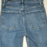 ZARA Jeans Womens 4 Blue Slim Fit Hi-Rise High Rise 90s Straight Leg Cropped Photo 3