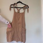 Aerie  Tan Short Overalls NWT Photo 1