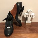 Very Volatile Tie Ankle Wedges in black size 9 FREE WITH PURCHASE Photo 1