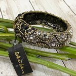 Cookie Lee NWT Crystal Hinged Bangle Bracelet Photo 0