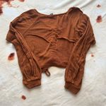 SheIn Brown long sleeved top Photo 1