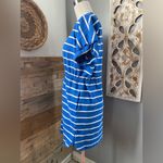 Tommy Bahama Blue and White Striped midi dress Photo 1