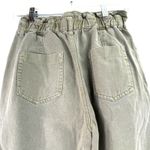 Bohme  Olive Green Kennedy Paper Bag Pants Size Small Photo 5
