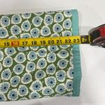 Boden Green Leaf A Line 100% Cotton Skirt Womens Size 2 Modest Knee Length Photo 6