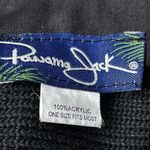 Panama Jack  Black Brim Fabric Foldable Hat BEACH BOHO UNISEX OS Photo 4