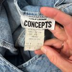 California Concepts VTG 80s 90s Denim Button Up Midi Dress Retro Lightwash 9 USA Blue Size undefined Photo 3