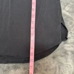 Soft Surroundings  Women's Long Sleeve Isabel Pima Shirt Top Black Medium Photo 5