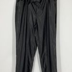 Paige faux Leather Womens Pants Size 12 Kina belted black soft high rise dress Photo 9