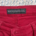 Rock & Republic  Red Kashmiere Pants SIZE 12 Photo 2