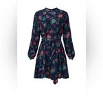 Derek Lam  10 Crosby Navy Floral Dress Photo 8