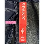 Spanx Perfect Pant Ponte Wide Leg Navy Pinstripe High-Rise Shapewear Trousers S Photo 10