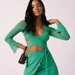 Tiger Mist  Sunnie‎ Green Cutout Dress Size Small Photo 0