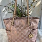 Michael Kors RARE Jet Set Metallic Rose
Gold Tote /Shoulder Bag Photo 0