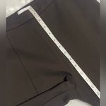 Lucy Paris Kate Front Slit Trouser In Chocolate Brown. Photo 9