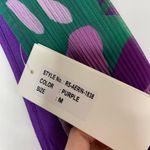 Roccoco Sand Aerin Pleated Cutout Chiffon Mini Dress Womens Medium Purple Photo 15