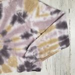 NWT Oli Viv Parker Tie Dye Cropped Crop Pullover Sweatshirt Women's Size XS Purple Photo 2