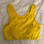 & Other Stories Padded Boutique yellow crop Photo 0
