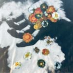 Diesel T Shirt short cap like sleeves graphic on front round neckline Photo 2