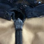 Slny Dress Womens 12 Navy Sleeveless Layered Lace W/ Satin Collar Back Zip Photo 8