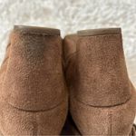 Bandolino Suede Wedge Booties with Buckle & Zip in Taupe Size 9.5 Photo 8