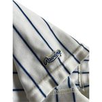 VINTAGE 80s 90 Shirt Womens Short Sleeve Baseball PV 7. Made in USA Blue Size L Photo 2