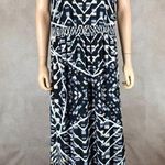 Ny Collection Beaded V-neck Printed Maxi Dress NWT Plus 2X Photo 0