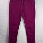 Denizen from Levi's Denizen Levi’s Totally Shaping Skinny Jeans Magenta Cotton Stretch Pants Photo 0
