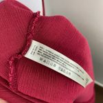 Free People Intimately Marble Illusion Mesh Peplum Tank Top Raspberry Red Medium Photo 9