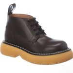 Bottega Veneta  ‘The Bounce’ platform Ankle Boots Ebony Brown size 38.5 Photo 1