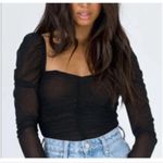 Princess Polly  Long Sleeve Bodysuit Black Photo 2