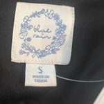 New Francesca’s Gretta Palm Tropical Print Front Knot Romper Small Green Photo 3