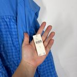 Anthropologie NWT  Pilcro Babydoll Gingham Top Size Small Photo 8