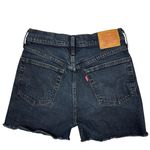 Levi's  Premium 501 Jean Shorts 25" Dark Wash Cutoffs Button Fly‎ Stretch Denim Photo 1