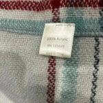 Plaid blue and yellow infinite scarf Photo 5