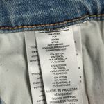 Good American  Petite Girlfriend‎ Mid Rise Relaxed Distressed Jean Shorts Blue 27 Photo 9