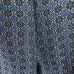 Free People Harley Pant Womens Large Jacquard Blue Gold Geometric Drawstring Photo 10
