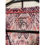 Title Nine  Matahari Geometric Short Sleeve Shirt Logo Pink Size XS Photo 4