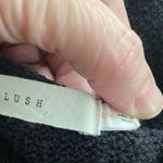 Lush Clothing Lush sweater long sleeves wide neckline slightly longer in back Sz small/medium Photo 8