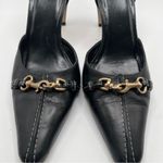 Coach Vintage  Y2K leather heel with the iconic horsebit hardware size 8 black Photo 4