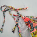 Shoshanna  Bikini Bottoms Extra Small Paisley Floral String Neon Beach Swim NWT Photo 5