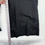 Madewell Womens Linen Jumpsuit Size 2 Black Button Front Wide Leg Sleeveless Photo 5