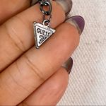 Guess | Chainlink Blue & Black Rhinestone Embellished Statement Necklace Photo 4