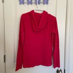 DKNY EUC  women’s hot pink button neck hooded long sleeve top small‎ Photo 4