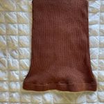 Camila Coelho Alena Metallic Ribbed Mini Skirt Photo 8