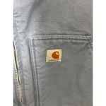 Carhartt  Cotton Sherpa Lined Canvas Work Vest Blue Size 2XL Warm Outdoor Western Photo 2