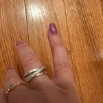 Pandora  925 Silver
Crossover Pavé Triple Band Ring Photo 4