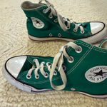 Converse  Green High-Top Sneakers with White Accents Photo 0